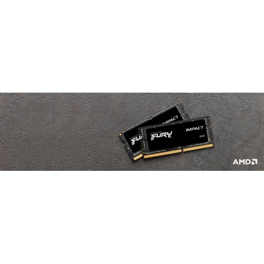 Kingston FURY Impact SO-DIMM DDR4 3200MHz 16GB 2x8GB CL20 6 Kingston FURY Impact SO-DIMM DDR4 3200MHz 16GB 2x8GB CL20
