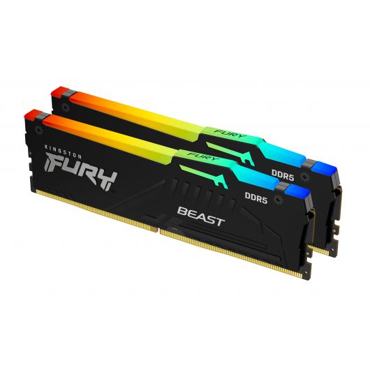 Kingston FURY Beast RGB 32GB 5200MHz DDR5 CL40 (Kit de 2)