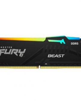 Memoria RAM Kingston FURY Beast RGB 32GB/ DDR5/ 6000MHz/ 1.4V/ CL30/ DIMM
