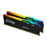 Memoria Kingston FURY Beast RGB DDR5 6000MHz 16GB 2x8GB CL40