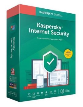 Antivirus Kaspersky Internet Security 2020/ 5 Dispositivos/ 1 Año