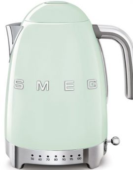 Smeg KLF04PGEU Hervidor eléctrico de Temperatura Variable 1.7L 2400W Verde Pastel
