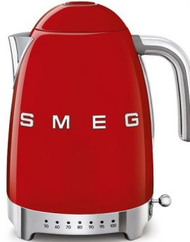 Smeg KLF04RDEU Hervidor eléctrico de Temperatura Variable 1.7L 2400W Rojo