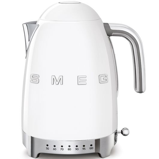 Smeg KLF04WHEU Hervidor eléctrico de Temperatura Variable 1.7L 2400W Blanco