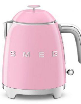 Smeg KLF05PKEU Mini Hervidor eléctrico 0.8L 1400W Rosa Pastel