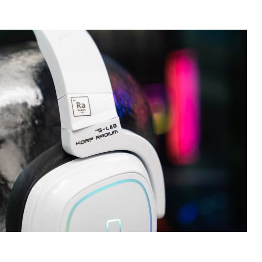 The G-Lab Korp Radium Auriculares Gaming RGB Multiplataforma Blancos 2 The G-Lab Korp Radium Auriculares Gaming RGB Multiplataforma Blancos