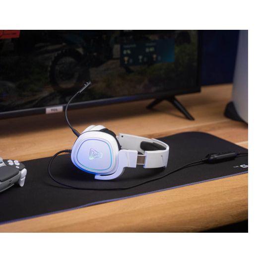 The G-Lab Korp Radium Auriculares Gaming RGB Multiplataforma Blancos 4 The G-Lab Korp Radium Auriculares Gaming RGB Multiplataforma Blancos