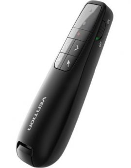 Presentador Inalámbrico Vention KQPB0/ 2.4GHz/ Negro