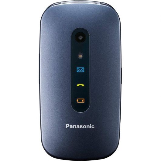 Teléfono Móvil Panasonic KX-TU456EXCE para Personas Mayores/ Azul