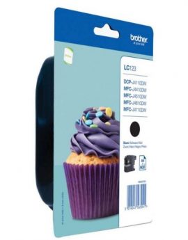 Cartucho de Tinta Original Brother LC-123/ Negro
