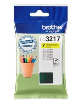 Cartucho de Tinta Original Brother LC-3217Y/ Amarillo
