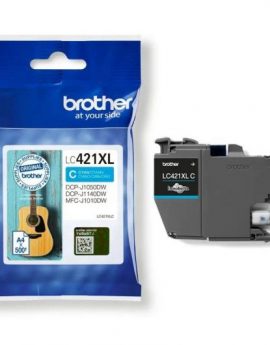 Cartucho de Tinta Original Brother LC421XL Alta Capacidad/ Cian