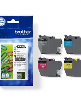 Cartucho de Tinta Original Brother LC-422XL Alta Capacidad Multipack/ Cian/ Magenta/ Amarillo/ Negro