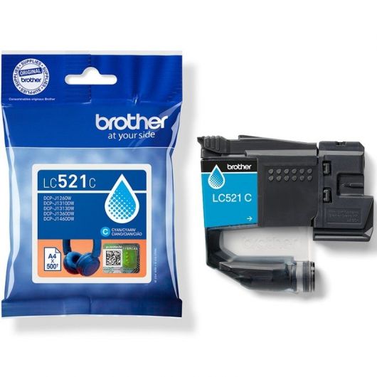Cartucho de Tinta Original Brother LC521C/ Cian 3 Cartucho de Tinta Original Brother LC521C/ Cian