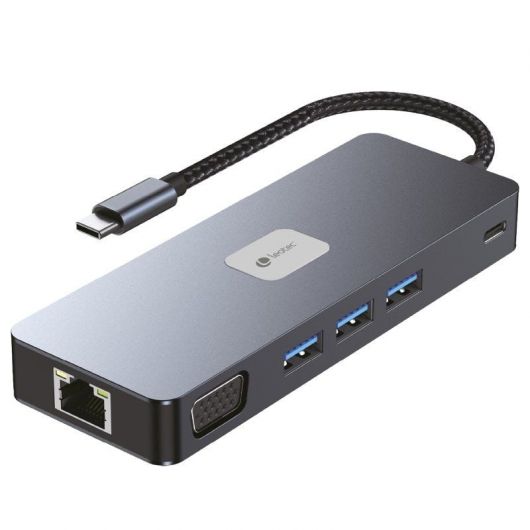 Docking USB Tipo-C Leotec LEDS03/ 3xUSB/ 1xUSB Tipo-C PD/ 1xHDMI 4K/ 1 xDisplayPort/ 1xVGA/ 1xAudio/ 1xRJ45/ 1xLector Tarjetas SD y MicroSD/ Gris 4 Docking USB Tipo-C Leotec LEDS03/ 3xUSB/ 1xUSB Tipo-C PD/ 1xHDMI 4K/ 1 xDisplayPort/ 1xVGA/ 1xAudio/ 1xRJ45/ 1xLector Tarjetas SD y MicroSD/ Gris