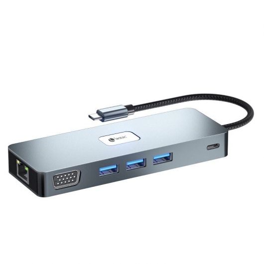 Docking USB Tipo-C Leotec LEDS03/ 3xUSB/ 1xUSB Tipo-C PD/ 1xHDMI 4K/ 1 xDisplayPort/ 1xVGA/ 1xAudio/ 1xRJ45/ 1xLector Tarjetas SD y MicroSD/ Gris 5 Docking USB Tipo-C Leotec LEDS03/ 3xUSB/ 1xUSB Tipo-C PD/ 1xHDMI 4K/ 1 xDisplayPort/ 1xVGA/ 1xAudio/ 1xRJ45/ 1xLector Tarjetas SD y MicroSD/ Gris