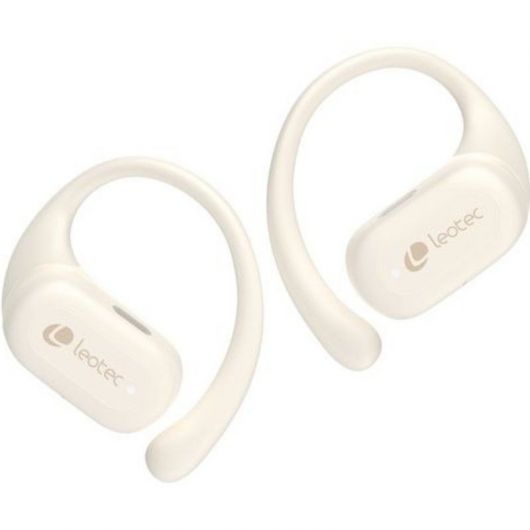 Auriculares Deportivos Bluetooth Leotec Open Air Zenith Sport con estuche de carga/ Autonomía 6 Auriculares Deportivos Bluetooth Leotec Open Air Zenith Sport con estuche de carga/ Autonomía 6.5h/ Beige
