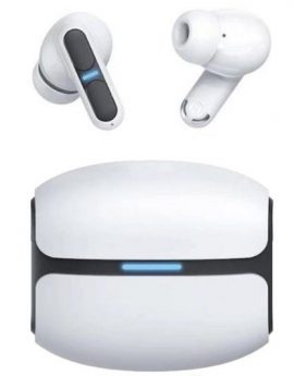 Auriculares Bluetooth Leotec TWS Gaming Nebula Fit con estuche de carga/ Autonomía 7.5h/ Blancos