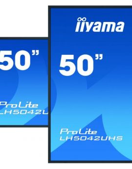 iiyama LH5042UHS-B3 pantalla de señalización Pizarra de caballete digital 49.5' VA 4K Ultra HD Negro Android 8.0