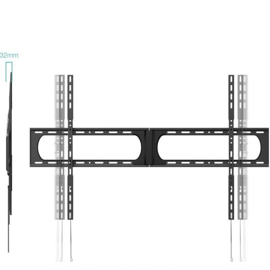 Soporte de Pared Fijo TooQ LP37140F-B para TV de 37-140'/ hasta 125kg 4 Soporte de Pared Fijo TooQ LP37140F-B para TV de 37-140'/ hasta 125kg