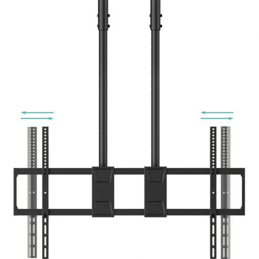 Soporte de Techo Extensible/ Inclinable TooQ LPCE11120TSLI-B para TV de 60-120'/ hasta 120kg 2 Soporte de Techo Extensible/ Inclinable TooQ LPCE11120TSLI-B para TV de 60-120'/ hasta 120kg