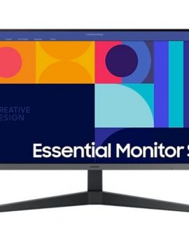 Monitor Profesional Samsung Essential Monitor S3 S24C330GAU/ 24'/ Full HD/ Negro