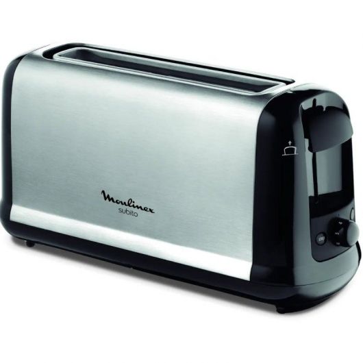 Tostador Moulinex Subito Select LS260800/ 1000W/ Plateado y Negro