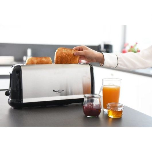 Tostador Moulinex Subito Select LS260800/ 1000W/ Plateado y Negro 3 Tostador Moulinex Subito Select LS260800/ 1000W/ Plateado y Negro
