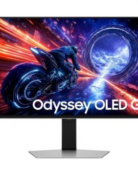 Monitor Gaming Samsung Odyssey OLED G6 G60SF S27FG604SU 27'/ QHD/ 0.03ms/ 500Hz/ QD-OLED/ Regulable en altura/ Plata