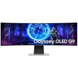 Monitor Gaming Ultrapanorámico Curvo Samsung Odyssey OLED G9 S49DG950SU 49'/ Dual QHD/ 1ms/ 240Hz/ OLED/ Regulable en altura/ Plata y Negro