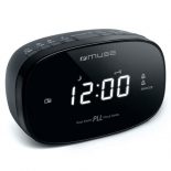 Muse M-155 CR Negro / Radio Despertador