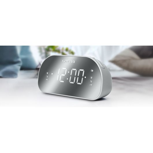 Muse M-170CMR Radio Despertador Blanco 2 Muse M-170CMR Radio Despertador Blanco