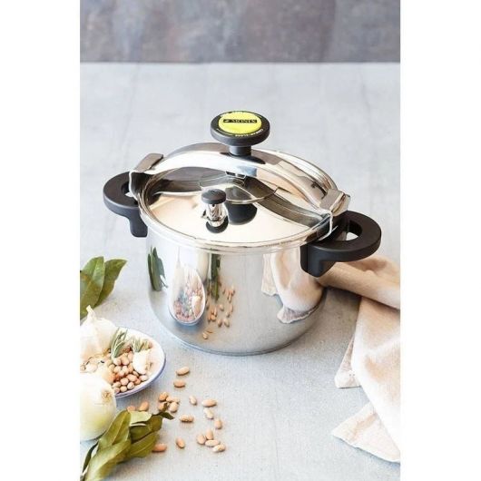 Olla a Presión Monix Classica M530001/ Ø22cm/ 4L/ Acero Inoxidable/ Apta para Inducción 2 Olla a Presión Monix Classica M530001/ Ø22cm/ 4L/ Acero Inoxidable/ Apta para Inducción