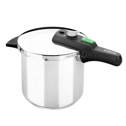 Olla a Presión Rápida Monix Quick M560005/ Ø22cm/ 4+6L/ Acero Inoxidable