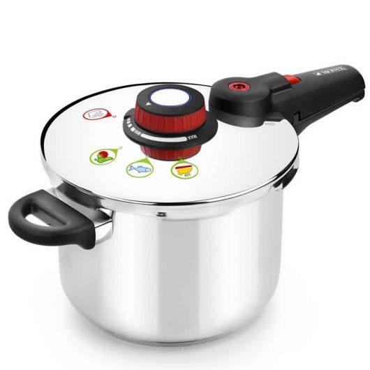 Olla a Presión Monix Selecta M790004/ Ø24cm/ 9L/ Acero Inoxidable