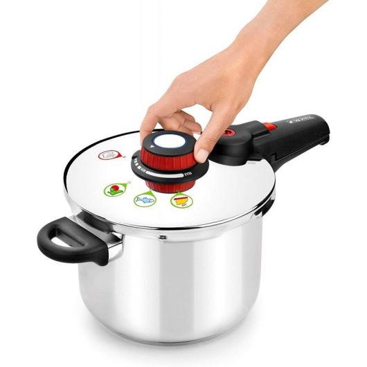 Olla a Presión Monix Selecta M790004/ Ø24cm/ 9L/ Acero Inoxidable 2 Olla a Presión Monix Selecta M790004/ Ø24cm/ 9L/ Acero Inoxidable