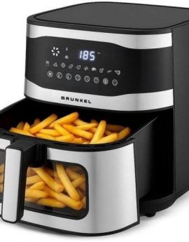 Freidora por Aire Airfryer / Sin Aceite Grunkel Maxisteelfryer/ 2200W/ Capacidad 9L