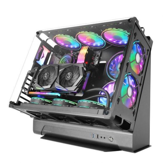 Caja Gaming Torre Mars Gaming MCB/ Negra