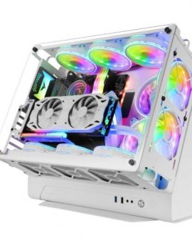 Caja Gaming Torre Mars Gaming MCBW/ Blanca