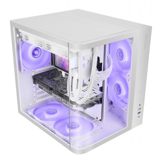 Mars Gaming MC-CURVW Midi Tower Negro/Blanco 2 Mars Gaming MC-CURVW Midi Tower Negro/Blanco