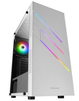 Caja Gaming Semitorre Mars Gaming MC-U3/ Blanca