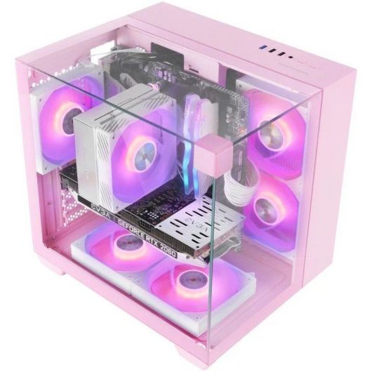 Caja Gaming Semitorre Mars Gaming MC-VISIONM/ Rosa 2 Caja Gaming Semitorre Mars Gaming MC-VISIONM/ Rosa