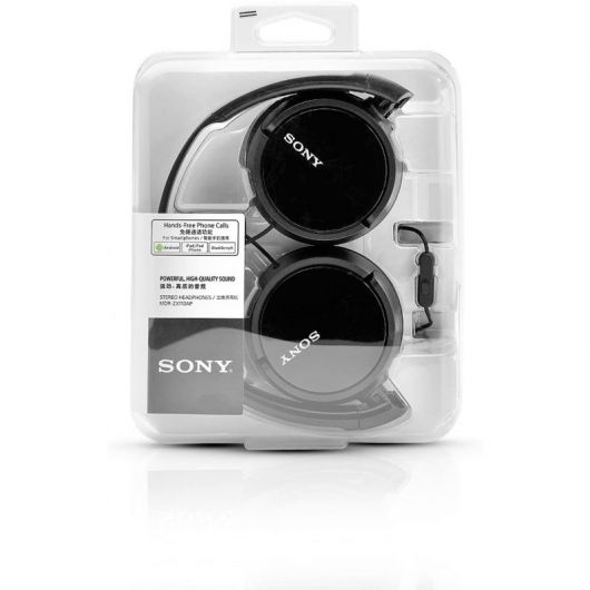 Auriculares Sony MDRZX110APB/ con Micrófono/ Jack 3.5/ Negros