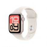 Apple Watch SE3/ GPS/ 40mm/ Caja de Aluminio Blanco Estrella/ Correa Deportiva Blanco Estrella M/L