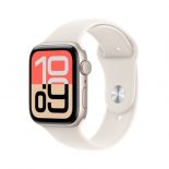Apple Watch SE 3 GPS OLED 44mm Caja aluminio Starlight/ Correa deportiva Starlight Talla S/M