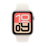 Apple Watch SE3/ GPS/ Cellular/ 44mm/ Caja de Aluminio Blanco Estrella/ Correa Deportiva Blanco Estrella M/L
