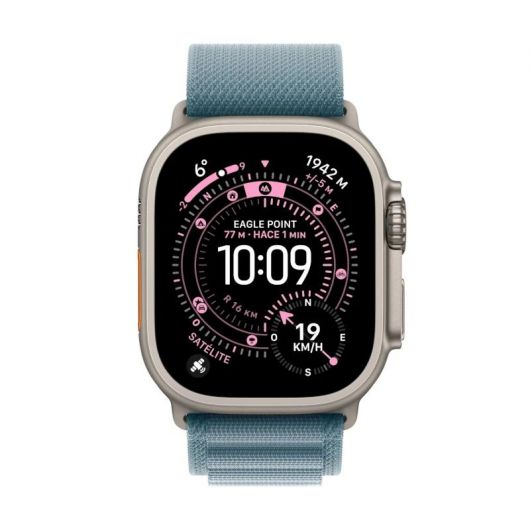 Apple Watch Ultra 3/ GPS/ Cellular/ 49mm/ Caja de Titanio Natural/ Correa Loop Alpine Azul Claro L 2 Apple Watch Ultra 3/ GPS/ Cellular/ 49mm/ Caja de Titanio Natural/ Correa Loop Alpine Azul Claro L