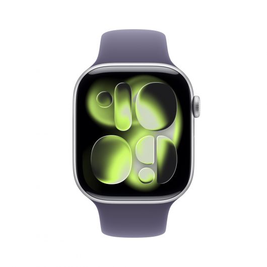 Apple Watch Series 11/ GPS/ Cellular/ 46mm/ Aluminio Plata/ Correa Deportiva Niebla Lila S/M 2 Apple Watch Series 11/ GPS/ Cellular/ 46mm/ Aluminio Plata/ Correa Deportiva Niebla Lila S/M