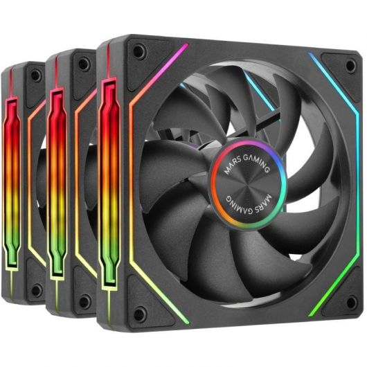 Pack 3 Ventiladores Mars Gaming MF-LINKFINITYKIT2/ 12cm/ ARGB 4 Pack 3 Ventiladores Mars Gaming MF-LINKFINITYKIT2/ 12cm/ ARGB