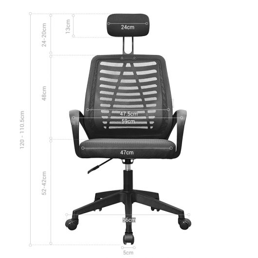 Mars Gaming MGC-ERGOB Silla Ergonómica Malla Transpirable Reposabrazos Altura 110.5-120 Mars Gaming MGC-ERGOB Silla Ergonómica Malla Transpirable Reposabrazos Altura 110.5-120.5cm Negro
